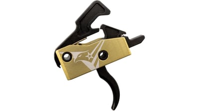 TRYBE Defense V2 Single Stage Drop-In Trigger AR-15 Curved/Straight 3.5-4lb Pull Weight (Blue/ Gold/ Red) - $58.36 (Free S/H over $49 + Get 2% back from your order in OP Bucks)