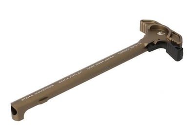 Strike Industries ARCH AR-15 Charging Handle Extended Latch FDE - $24.95 