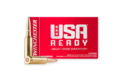 Winchester Ammo USA Ready 6.5 Creedmoor 140 gr Open Tip Brass Casing Rifle Ammo - 20 Rounds - RED65140 - $19.99 (FREE Shipping over $50)