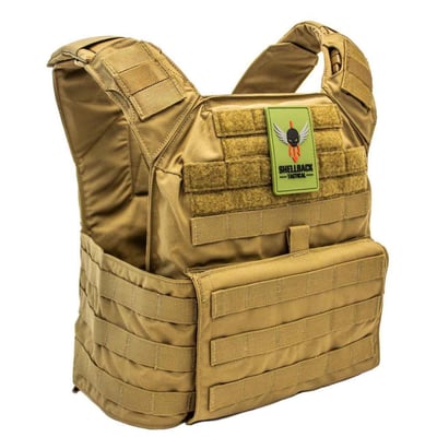 Shellback Tactical Banshee Rifle Plate Carrier SALE - Coyote/Ranger Green - $206.14 w/code "LAPG" + Free Shipping