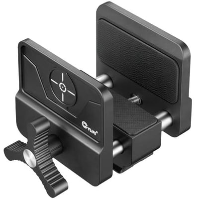 50% off CVLIFE Rest Head Clamp Lightweight Aluminum Alloy Universal Saddle Clamp Mount with 1/4" 3/8" Screw Holes for Monopod Bipod Tripod Stand for Practices and Outdoors w/code 4POPYPXE  + FREE Shipping
