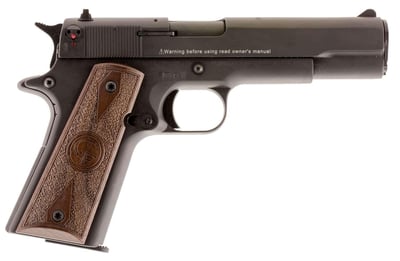 Chiappa Firearms 401038 1911-22 Standard 22 LR SAO 5" 10+1 Walnut Grip Black Slide - $207.55