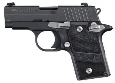 Sig Sauer P238 Nightmare 380ACP 2.7" 6 Rd Black Nitron G10 Grips - $649.99 (Free Shipping over $50)