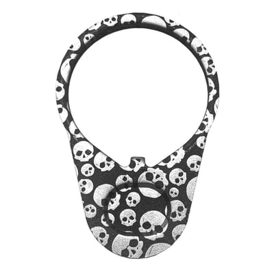 Skull Engraved Receiver/Buffer Tube End Plate - $4.95