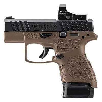 Beretta APX A1 Carry RDO 9mm 2.9" Bbl FDE w/(1) 8rd Extended Mag & Burris FastFire 3 - $379 (Free Shipping over $250)