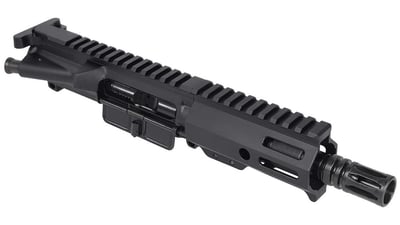 BG Complete 5" 300 BLK 1:5 Twist Upper Receiver - Black A2 4.25" M-LOK + Handstop with BCG & CH - $199.46 