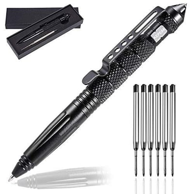 KEPEAK Military Tactical Pen Tungsten Steel, Writing Tool - $8.54 after 5% clip code (Free S/H over $25)