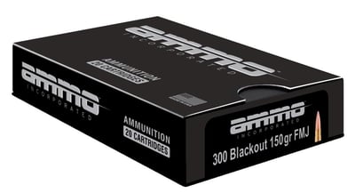 Ammo Inc .300 AAC Blackout Ammo 150gr FMJ, 20rds - $9.99