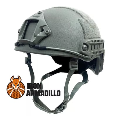 IRON ARMADILLO FRHC Level IIIA 3A Ballistic Tactical Helmet Ranger Green - $99.99 + Free ARC rail mount & FREE Shipping w/code when buy an Earmor M32 Plus (details below) 