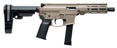 Angstadt Arms UDP-9 Flat Dark Earth 9mm 6" Barrel 17-Rounds SBA3 Pistol Brace - $1260.99 ($9.99 S/H on Firearms / $12.99 Flat Rate S/H on ammo)