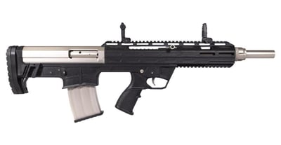 Tokarev USA TBP 12M 12 GA 3" Chamber 18.5" 5+1 Bullpup Style Magazine Fed Nickel Finish Shotgun - $189.99 