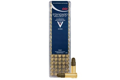 CCI 22LR 40 gr Lead Round Nose Standard Velocity 100/Box - $9.42