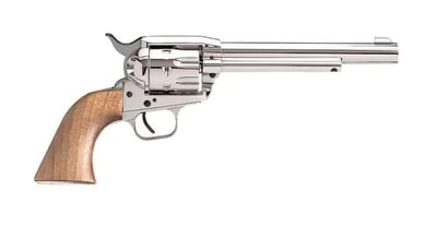 EAA Corp Bounty Hunter Nickel .45 LC 4.5" Barrel 6-Rounds Walnut Grips - $599.99