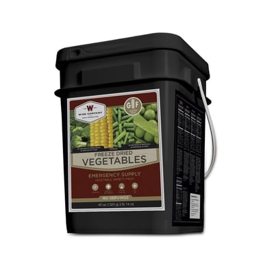Wise Foods Freeze Dried Vegetable 160 Servings Gluten Free, Black - $29.99 + Free Shipping (Free S/H over $25)