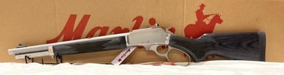 SALE PRICE TODAY ONLY Marlin 1895 Trapper .45-70 Gov 16.1" SS Threaded Barrel, 5+1 – Model 70450 Laminate Stock - $1149 