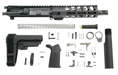 PSA 8.5" 300AAC Blackout 1/8 Nitride 7" Lightweight M-Lok MOE EPT SBA3 Pistol Kit - $449.99 + Free Shipping