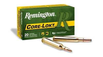 Remington Core-Lokt .308 Winchester 180 Grain Core-Lokt Soft Point Centerfire Rifle Ammunition Number of Rounds: 20 - $28.99 (Free S/H over $49 + Get 2% back from your order in OP Bucks)