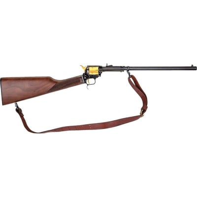 Heritage Roughrider Rancher Black/Gold .22LR 16" Barrel 6-Rounds - $248.22 