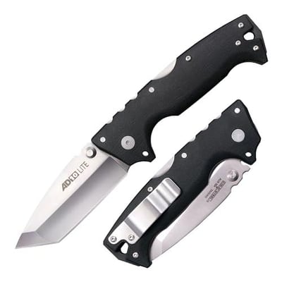 COLD STEEL AD-10 Lite 3.5" AUS10A Steel Ultra-Sharp Tanto Point Blade 5.25" GFN Handle Tactical Folding Knife - Tri-Ad Locking Mechanism - $54.06 + FREE Shipping