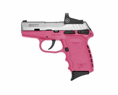 SCCY CPX-1 RD 9mm 3.10" 10+1 Pink CTS-1500 Red Dot - $328.89 after code "WELCOME20"