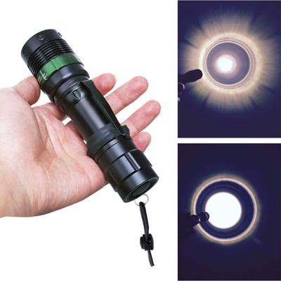 APG 3000 Lum Zoomable CREE XM-L Q5 LED Flashlight Torch Zoom Lamp Light 3 Mode Adjustable Brightness Waterproof - $3.93 shipped (Free S/H over $25)