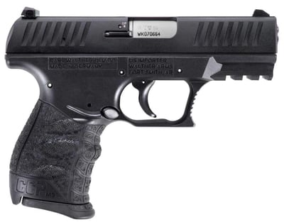 Walther Arms CCP M2 380 ACP 3.54" 8+1 Black Cerakote Black Polymer - $256.99