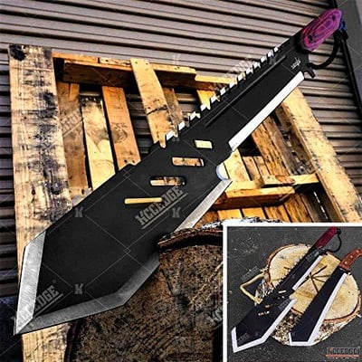 Tactical Knife Survival Knife 25.5" or 20" Fixed Blade Sharp Edge (25.5" Model) - $39.95 (Free S/H over $25)