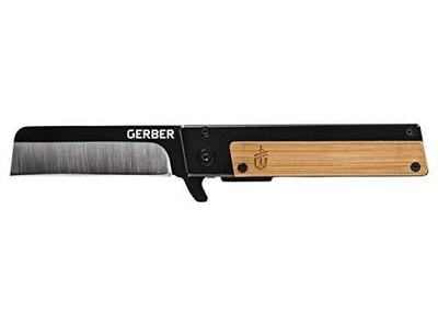 Gerber Gear Quadrant, Straight Edge 2.7" Blade, with Pocket Clip, Bamboo - $22.49 (Free S/H over $25)