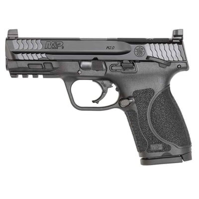Smith & Wesson M&P9 M2.0 Compact Optics Ready Thumb Safety 9mm 4in Black 15+1 Rounds - $439  (Free S/H over $49)