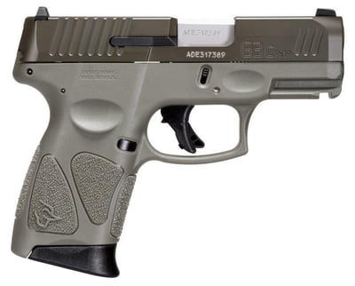 Taurus GC3 9mm 3.2" Barrel 12rd Pistol, 3 Mags, OD Green - $234.99 