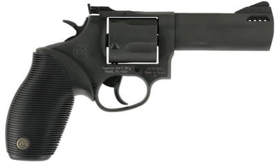 Taurus Tracker Model 44 44 Rem Mag 5 Round 4" Blued Black Ribber Grip Revolver - $460.93