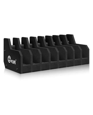 50% off CVLIFE Foam Pistol Rack for Gun Safe Shelf Pistol Holder Gun Safe Cabinet Accessories Handgun Rack Pistol Stand for Storage 6 Slots 8 Slots w/code KZDDTARO - $15 + FREE Shipping