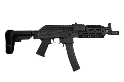 PSA AK-V 9mm Railed MOE SBA3 Pistol, Black - $899.99
