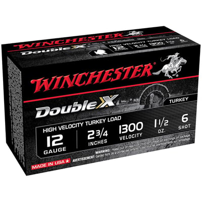 10 rounds Winchester 12 Gauge 3 1/2", 2 oz. High Velocity Copper Plated Turkey Shotshells - $20.03 (Buyer’s Club price shown - all club orders over $49 ship FREE)