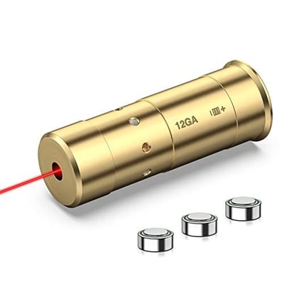 CVLIFE Bore Sight Laser 223 5.56mm/9mm/.243.308/12Gauge/7.62x39mm/.45acp with Batteries - $13.19 w/code "D273UAID" + FREE Shipping