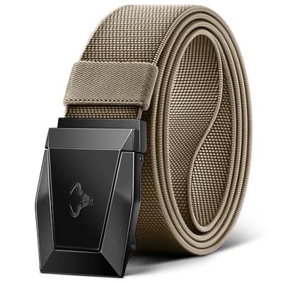 BULLIANT Tactical Belt Stretch Nylon Web Adjustable 1.5" Rigger Military Work Quick Release - $11.84 + FREE Shipping