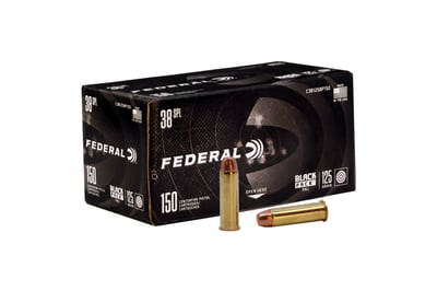 Federal Black Pack 38 Special 125GR FMJ 600 round case - $199 