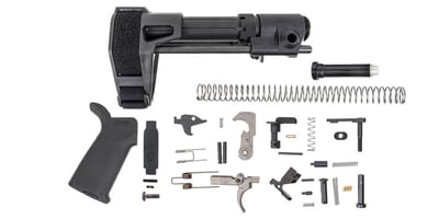 PSA MOE EPT Pistol Lower Build Kit With Maxim PDW Brace, Black - $229.99
