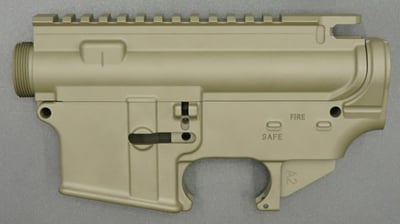 Gorilla Machining AR 15 Anchor Harvey Stripped Upper and Stripped 80% Lower Receiver OD Green Combo Set Fire and Safe SHIPS ALONE - $89.99