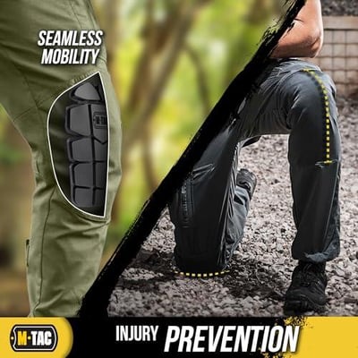 2 PCs M-Tac Knee Pad Inserts A Pair of Knee Pads for Construction and Tactical Pants Memory Foam Knee Pads (Black) - $9.95 + FREE Shipping