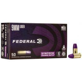 Federal Syntech Training Match 9mm 147GR TSJ 50Rd Box - $21.5 (Free S/H on Firearms)