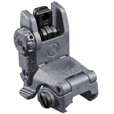 Magpul MAG248-GRY MBUS Rear Sight AR15/M16 Gray Folding Polymer - $19.95 (Add to cart for best price) 