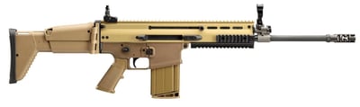 FN AMERICA Scar 17S 7.62x51 NATO 16" 20rd Semi-Auto Rifle w/ NRCH - FDE - $3431.99 (Free S/H on Firearms)