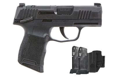 Sig Sauer P365 9mm Optic Ready Pistol 3.1" Bbl w/ Holster & Three 12-Round Mags - $476.99 (Free S/H on Firearms)