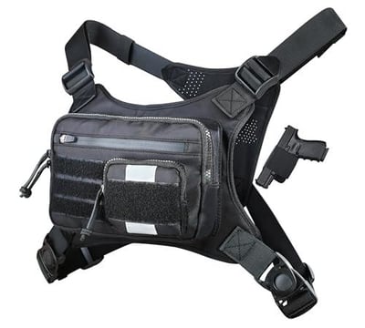 Chest Bag with Gun Holster fits Most Pistols, Tactical Chest Rig Vest, Running Chest Pack EDC for Men Women Sports Hiking - $23.99 + FREE Shipping