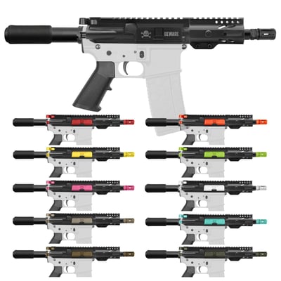 AR-15 .223/5.56 5" Barrel W/ 4" M Lok Handguard and Color Accessory Options "IZEL" Pistol Kit - $249.99  (Free Shipping)