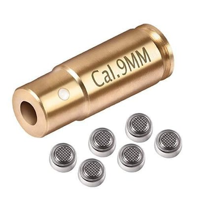Gogoku 9mm Red Laser Boresighter with 6 Batteries - $5.49 with code "50I8JRN7" (Free S/H over $25)