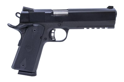 Armscor Model 2011 1911 45 ACP 5" Synthetic Grips, Parkerized Finish, Fixed Sights w/rail - $471.99 ($19.99 S/H on Firearms / $15.99 Flat Rate S/H on ammo)