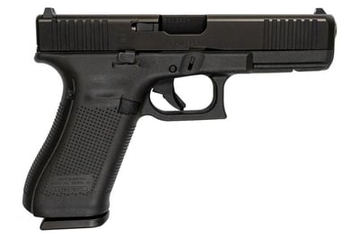 Glock 17 Gen5 9mm MOS Full-Size Pistol with Front Serrations - $583.9