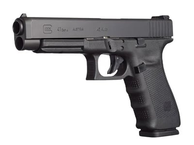 Glock 41 Gen 4 Black .45 ACP 5.3-inch 10Rds - $596 ($9.99 S/H on Firearms / $12.99 Flat Rate S/H on ammo)